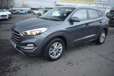 Hyundai Tucson 1.7 CRDi Blue Drive SE DCT (s/s) 5dr Auto SUV Diesel GreyHyundai Tucson 1.7 CRDi Blue Drive SE DCT (s/s) 5dr Auto SUV Diesel Grey at Motor Finance 4u Tunbridge Wells