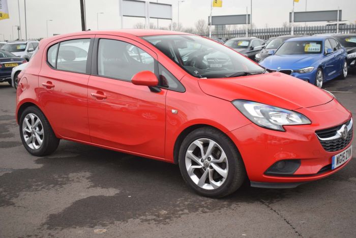 Vauxhall Corsa 1.0i Turbo ecoFLEX Excite (s/s) 5dr (a/c) Hatchback Petrol Red