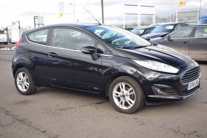 Ford Fiesta 1.0 T Zetec (s/s) 3dr Hatchback Petrol Black