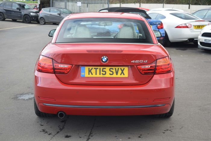 BMW 4 Series 2.0 420d Sport 2dr Auto Convertible Diesel Red