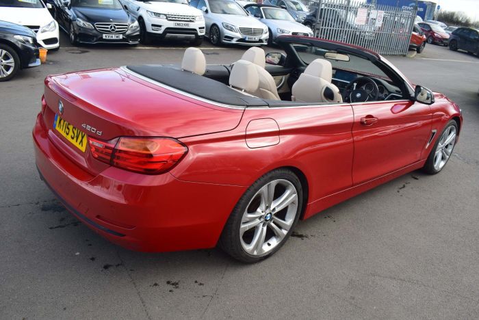 BMW 4 Series 2.0 420d Sport 2dr Auto Convertible Diesel Red