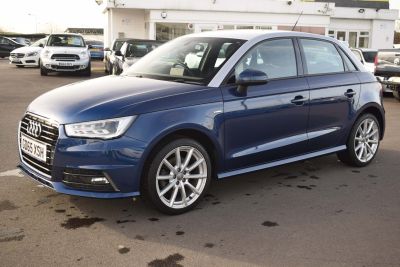 Audi A1 1.4 TFSI S line Sportback (s/s) 5dr Hatchback Petrol BlueAudi A1 1.4 TFSI S line Sportback (s/s) 5dr Hatchback Petrol Blue at Motor Finance 4u Tunbridge Wells