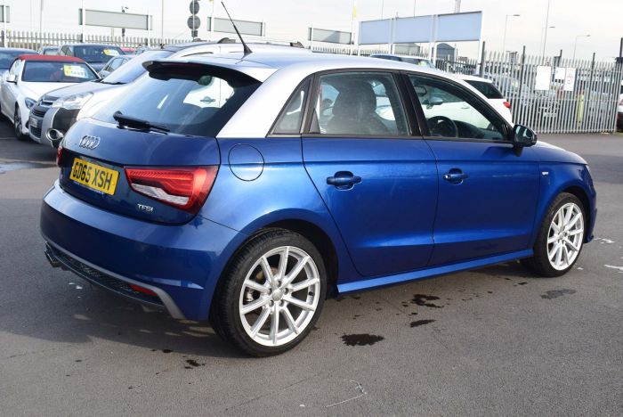 Audi A1 1.4 TFSI S line Sportback (s/s) 5dr Hatchback Petrol Blue