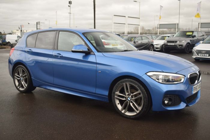 BMW 1 Series 2.0 118d M Sport Sports Hatch (s/s) 5dr Hatchback Diesel Blue