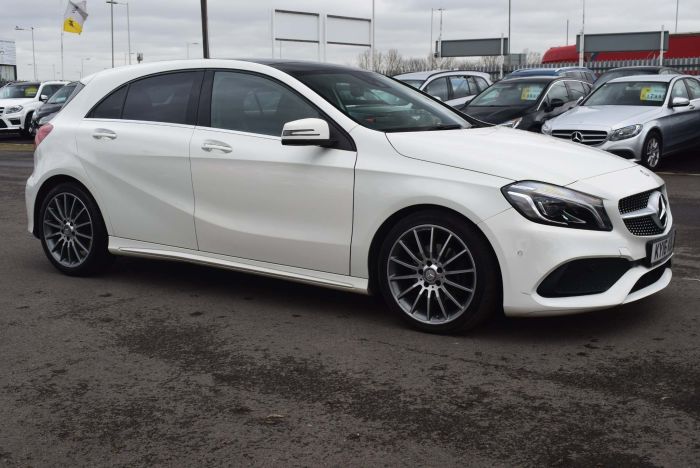 Mercedes-Benz A Class 2.1 A200d AMG Line (Premium Plus) 7G-DCT (s/s) 5dr Auto Hatchback Diesel White