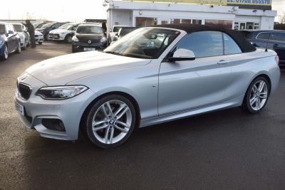 BMW 2 Series 2.0 220d M Sport (s/s) 2dr Convertible Diesel SilverBMW 2 Series 2.0 220d M Sport (s/s) 2dr Convertible Diesel Silver at Motor Finance 4u Tunbridge Wells