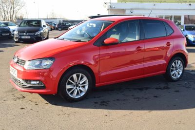 Volkswagen Polo 1.2 TSI BlueMotion Tech SE DSG (s/s) 5dr Auto Hatchback Petrol RedVolkswagen Polo 1.2 TSI BlueMotion Tech SE DSG (s/s) 5dr Auto Hatchback Petrol Red at Motor Finance 4u Tunbridge Wells