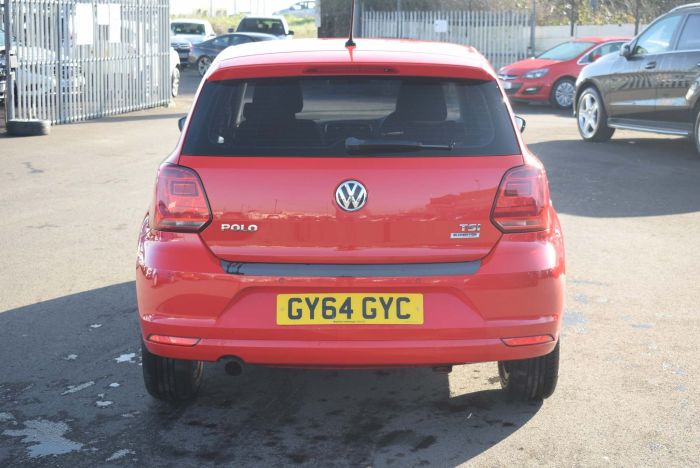 Volkswagen Polo 1.2 TSI BlueMotion Tech SE DSG (s/s) 5dr Auto Hatchback Petrol Red