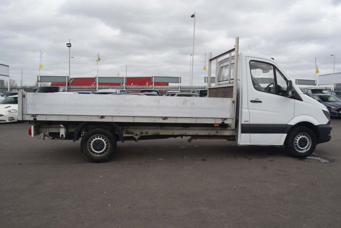 Mercedes-Benz Sprinter 2.1 CDI 314 Dropside Truck 2dr (EU6, LWB) Chassis Cab Diesel White