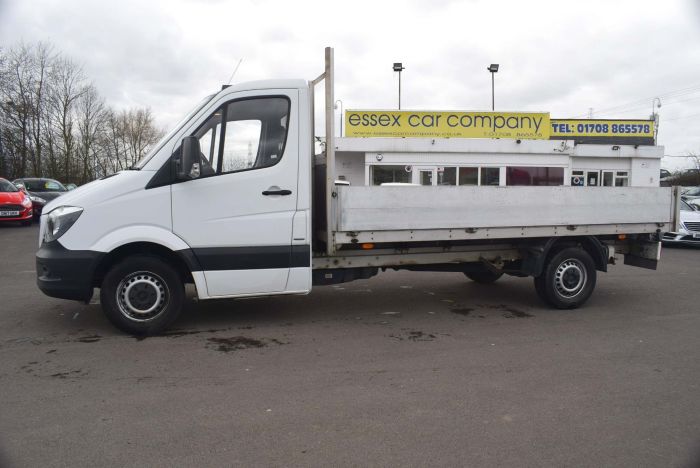 Mercedes-Benz Sprinter 2.1 CDI 314 Dropside Truck 2dr (EU6, LWB) Chassis Cab Diesel White