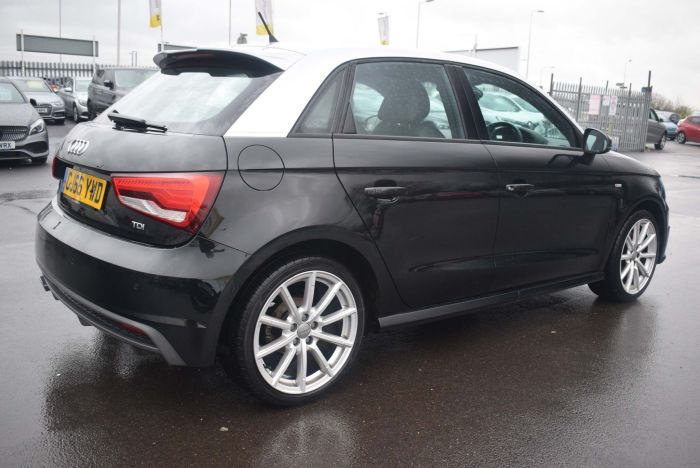 Audi A1 1.6 TDI S line Sportback (s/s) 5dr Hatchback Diesel Black