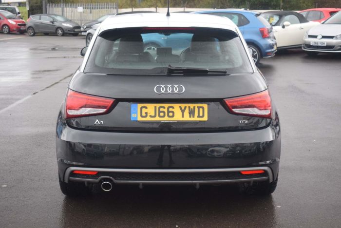 Audi A1 1.6 TDI S line Sportback (s/s) 5dr Hatchback Diesel Black