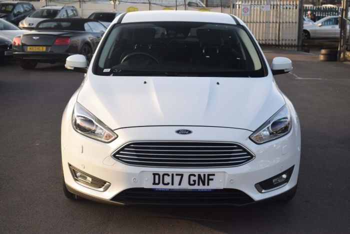 Ford Focus 1.5 TDCi Titanium X Powershift (s/s) 5dr Auto Hatchback Diesel White