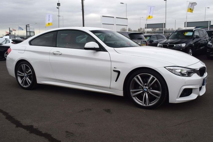 BMW 4 Series 2.0 428i M Sport 2dr Auto Coupe Petrol White