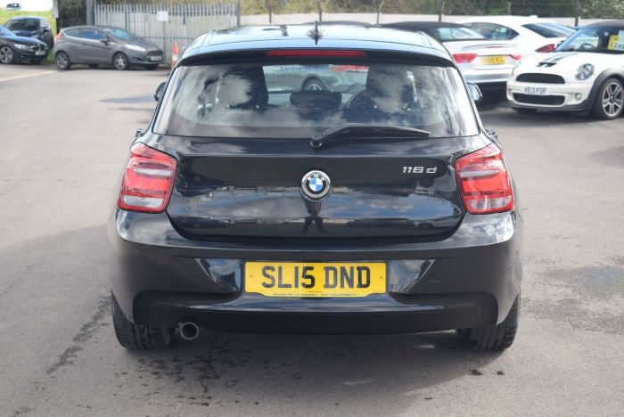 BMW 1 Series 2.0 116d Sport Sports Hatch (s/s) 5dr Hatchback Diesel Black