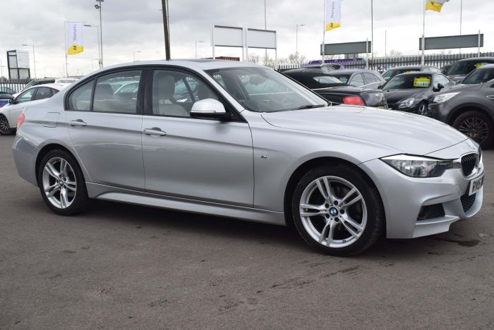 BMW 3 Series 2.0 320d M Sport xDrive (s/s) 4dr Auto Saloon Diesel Silver