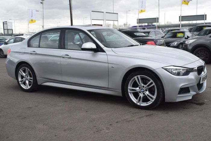 BMW 3 Series 2.0 320d M Sport xDrive (s/s) 4dr Auto Saloon Diesel Silver