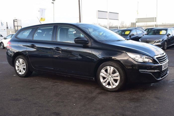 Peugeot 308 SW 1.6 BlueHDi Active EAT6 (s/s) 5dr Auto Estate Diesel Black