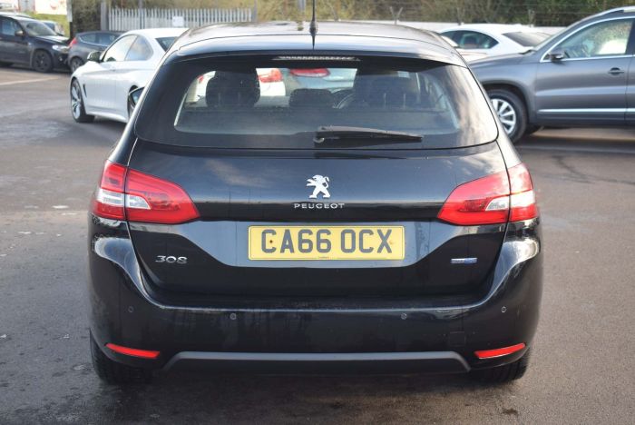 Peugeot 308 SW 1.6 BlueHDi Active EAT6 (s/s) 5dr Auto Estate Diesel Black