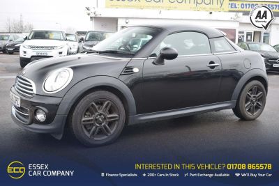 Mini Coupe 1.6 Cooper 2dr Coupe Petrol BlackMini Coupe 1.6 Cooper 2dr Coupe Petrol Black at Motor Finance 4u Tunbridge Wells