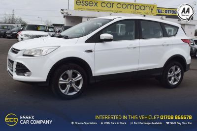 Ford Kuga 1.6 EcoBoost Zetec (s/s) 5dr SUV Petrol WhiteFord Kuga 1.6 EcoBoost Zetec (s/s) 5dr SUV Petrol White at Motor Finance 4u Tunbridge Wells