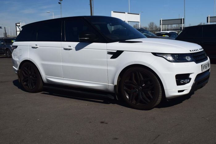 Land Rover Range Rover Sport 3.0 SD V6 Autobiography Dynamic 4X4 (s/s) 5dr SUV Diesel White