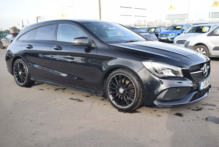 Mercedes-Benz Cla Class 2.1 CLA220d AMG Line Shooting Brake 7G-DCT (s/s) 5dr Auto Estate Diesel Black