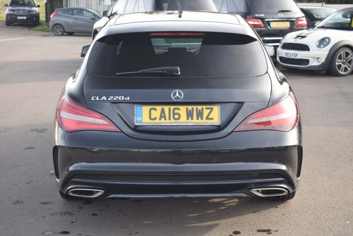 Mercedes-Benz Cla Class 2.1 CLA220d AMG Line Shooting Brake 7G-DCT (s/s) 5dr Auto Estate Diesel Black