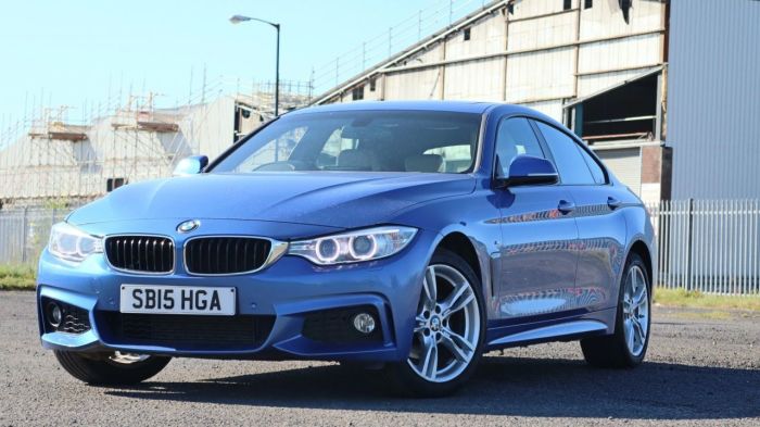 BMW 4 Series 2.0 420I XDRIVE M SPORT GRAN COUPE 4d 181 BHP Coupe Petrol BLUE