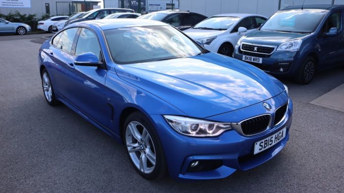 BMW 4 Series 2.0 420I XDRIVE M SPORT GRAN COUPE 4d 181 BHP Coupe Petrol BLUE