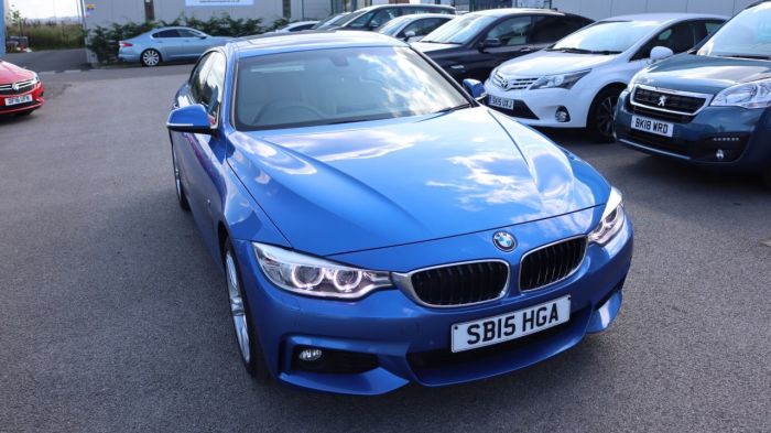 BMW 4 Series 2.0 420I XDRIVE M SPORT GRAN COUPE 4d 181 BHP Coupe Petrol BLUE