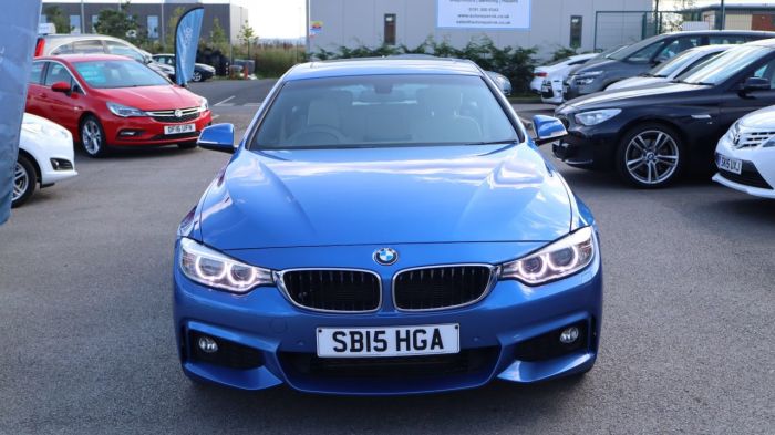 BMW 4 Series 2.0 420I XDRIVE M SPORT GRAN COUPE 4d 181 BHP Coupe Petrol BLUE