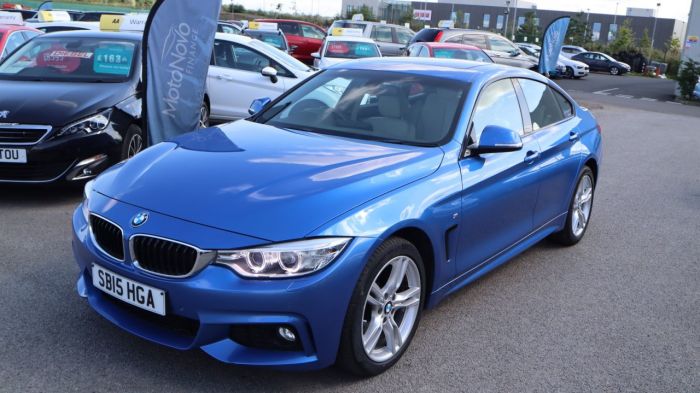 BMW 4 Series 2.0 420I XDRIVE M SPORT GRAN COUPE 4d 181 BHP Coupe Petrol BLUE