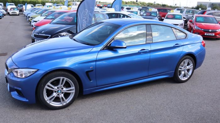 BMW 4 Series 2.0 420I XDRIVE M SPORT GRAN COUPE 4d 181 BHP Coupe Petrol BLUE