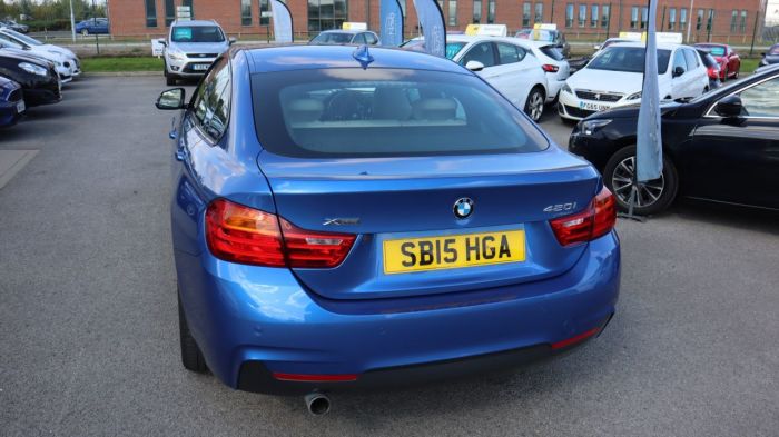 BMW 4 Series 2.0 420I XDRIVE M SPORT GRAN COUPE 4d 181 BHP Coupe Petrol BLUE