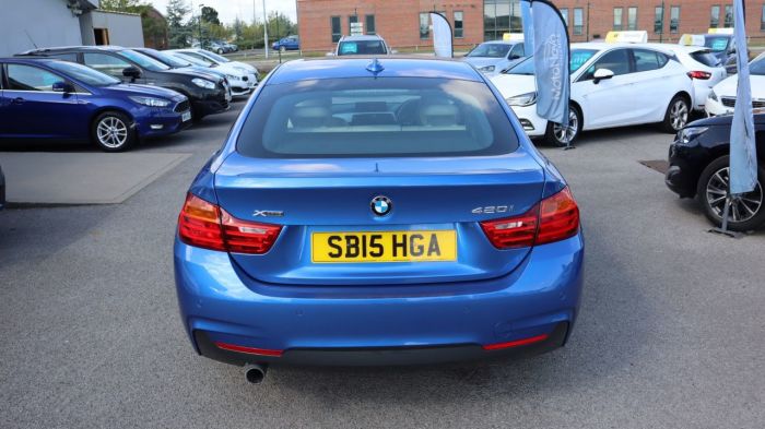 BMW 4 Series 2.0 420I XDRIVE M SPORT GRAN COUPE 4d 181 BHP Coupe Petrol BLUE