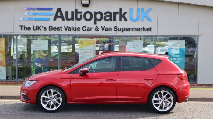 SEAT Leon 1.4 TSI FR TECHNOLOGY 5d 124 BHP Hatchback Petrol RED