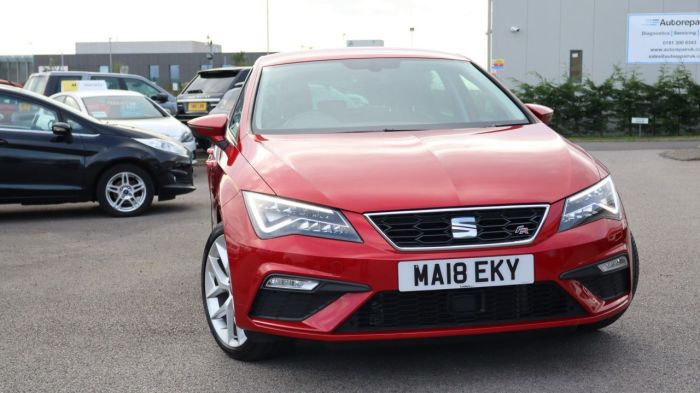 SEAT Leon 1.4 TSI FR TECHNOLOGY 5d 124 BHP Hatchback Petrol RED