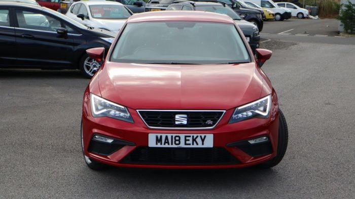 SEAT Leon 1.4 TSI FR TECHNOLOGY 5d 124 BHP Hatchback Petrol RED