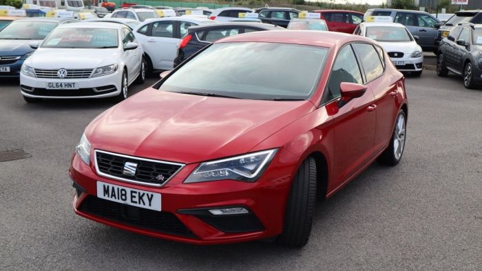 SEAT Leon 1.4 TSI FR TECHNOLOGY 5d 124 BHP Hatchback Petrol RED