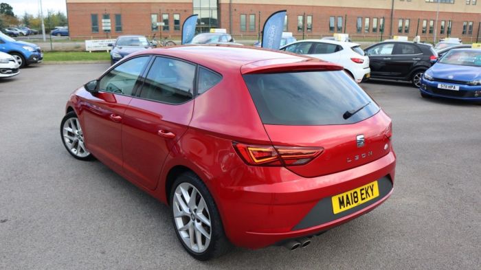 SEAT Leon 1.4 TSI FR TECHNOLOGY 5d 124 BHP Hatchback Petrol RED