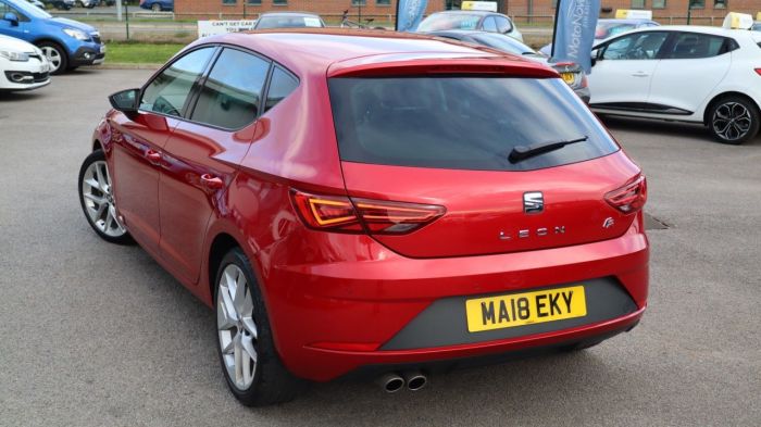 SEAT Leon 1.4 TSI FR TECHNOLOGY 5d 124 BHP Hatchback Petrol RED