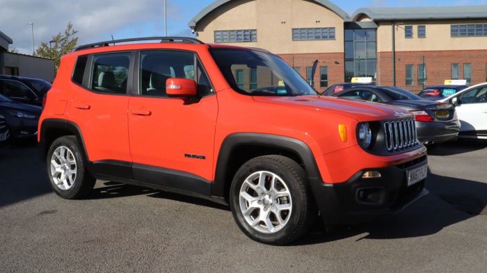 Jeep Renegade 1.6 LONGITUDE 5d 108 BHP SUV Petrol ORANGE