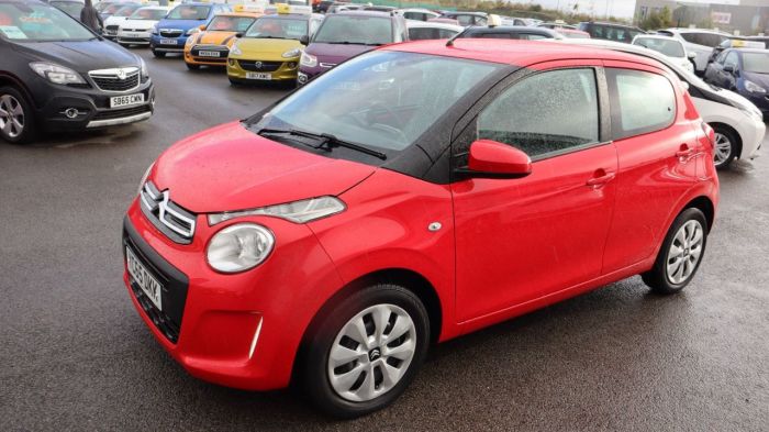 Citroen C1 1.0 FEEL 5d 68 BHP Hatchback Petrol RED