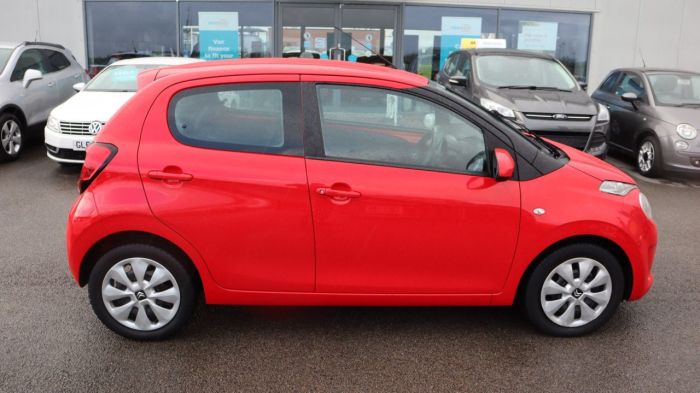 Citroen C1 1.0 FEEL 5d 68 BHP Hatchback Petrol RED