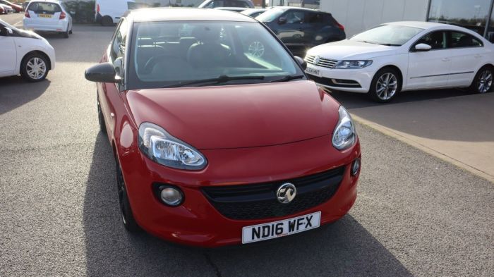 Vauxhall Adam 1.2 ENERGISED 3d 69 BHP Hatchback Petrol RED