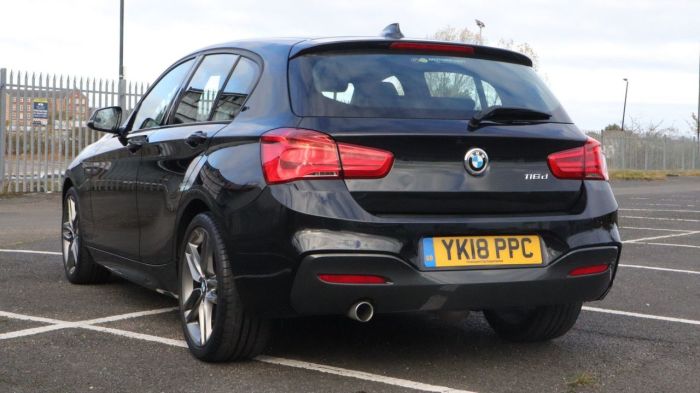 BMW 1 Series 1.5 116D M SPORT 5d 114 BHP Hatchback Diesel BLACK