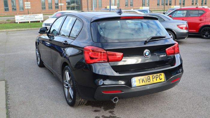 BMW 1 Series 1.5 116D M SPORT 5d 114 BHP Hatchback Diesel BLACK