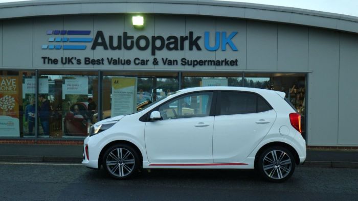 Kia Picanto 1.2 GT-LINE 5d 82 BHP Hatchback Petrol WHITE