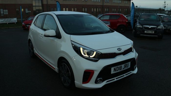 Kia Picanto 1.2 GT-LINE 5d 82 BHP Hatchback Petrol WHITE